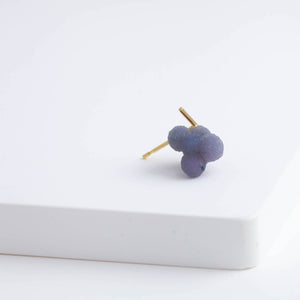 Small Grape Chalcedony earring