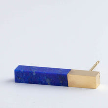 Load image into Gallery viewer, Stick lapis medium stud
