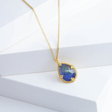 Load image into Gallery viewer, One-of-a-kind bi-color tanzanite necklace
