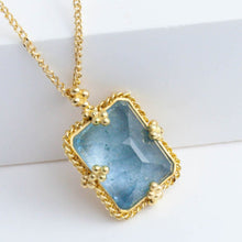 Load image into Gallery viewer, One-of-a-kind aquamarine necklace
