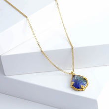 Load image into Gallery viewer, One-of-a-kind bi-color tanzanite necklace
