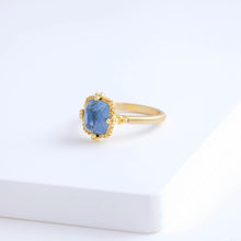 Load image into Gallery viewer, One-of-a-kind rectangular aquamarine ring
