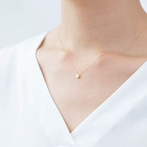 Cat diamond necklace