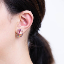 Load image into Gallery viewer, Fairy bi-color fluorite and mixed stone earrings [Limited Edition]
