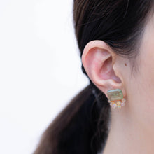 Load image into Gallery viewer, Fairy green sapphire and opal earrings [limited edition]

