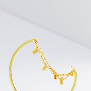 Gold Dust chain ring - Kolekto 