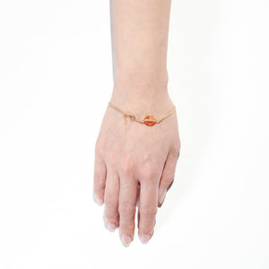 Stone chain bracelet with Imperial Topaz - Kolekto 