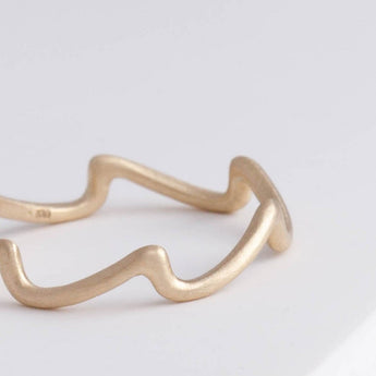 Slanted waves ring