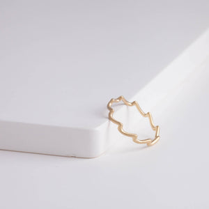 Slanted wavelets ring
