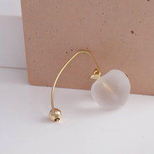 Load image into Gallery viewer, Peach hook earring
