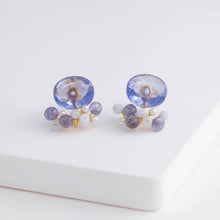 Load image into Gallery viewer, Fairy color changing fluorite and mixed stone earrings B [Limited Edition]
