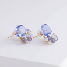 Load image into Gallery viewer, Fairy color changing fluorite and mixed stone earrings B [Limited Edition]
