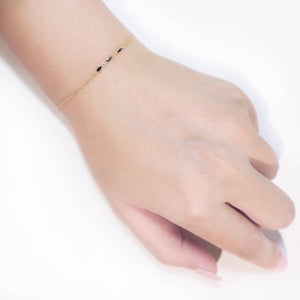 Gemstone X3 ruby bracelet
