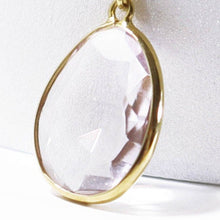 Load image into Gallery viewer, One-of-a-kind facet quartz necklace

