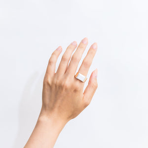 Chalcedony signet ring - Kolekto 