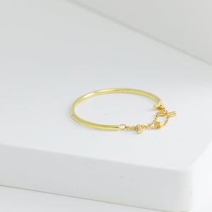 Gold Dust chain ring - Kolekto 