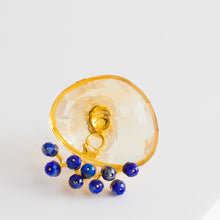 Load image into Gallery viewer, Fairy citrine and lapis lazuli earrings - Kolekto 
