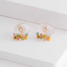 Load image into Gallery viewer, Fairy rose quartz and mixed stone earrings - Kolekto 
