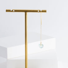 Load image into Gallery viewer, Rough stone fluorite drop earring - Kolekto 
