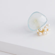Load image into Gallery viewer, Fairy aquamarine and pearl earrings - Kolekto 
