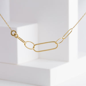 Linked with Love chunky necklace - Kolekto 