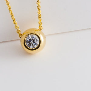 Sphere light spot necklace (XL sphere) - Kolekto 