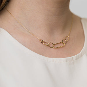 Linked with Love chunky necklace - Kolekto 