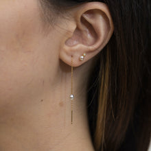 Load image into Gallery viewer, Baby Akoya pearl single pearl drop earrings - Kolekto 
