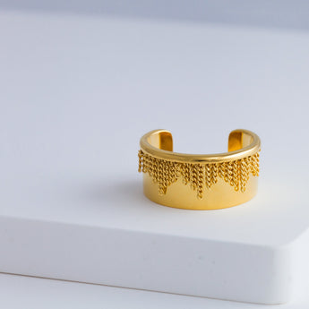Forelock short chain ring - Kolekto 