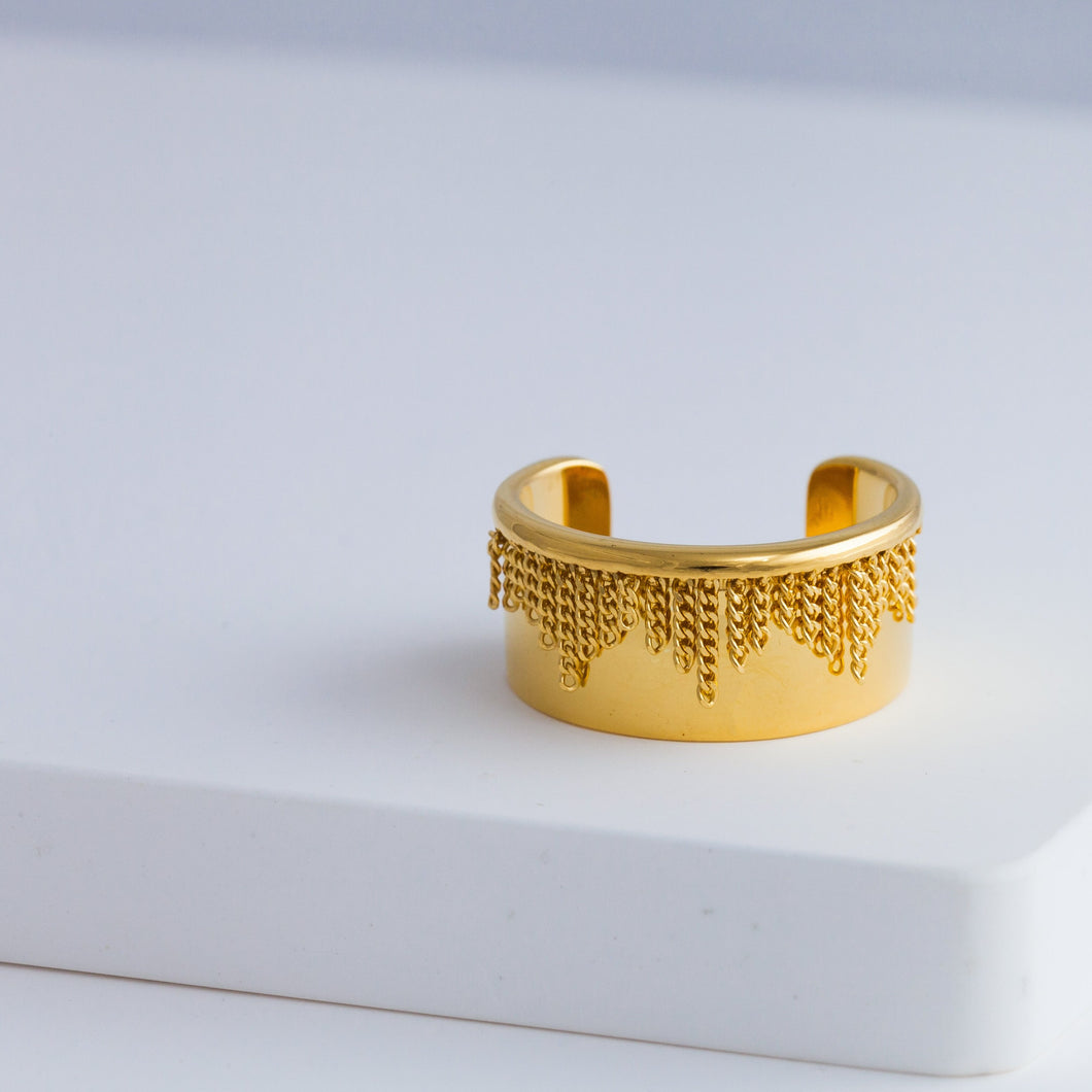 Forelock short chain ring - Kolekto 