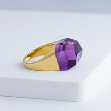 Load image into Gallery viewer, Rock amethyst ring - Kolekto 
