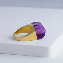 Load image into Gallery viewer, Rock amethyst ring - Kolekto 
