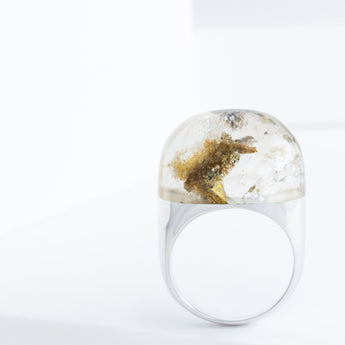 Rock garden quartz ring - Kolekto 