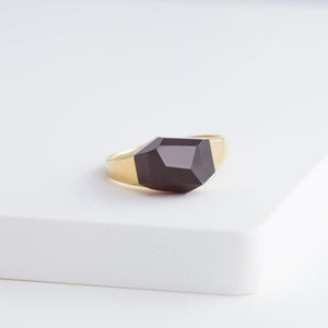 Mini rock garnet ring - Kolekto 