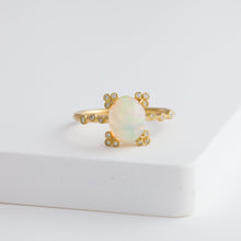 Load image into Gallery viewer, Spread water opal diamond ring - Kolekto 
