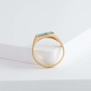 Jade signet ring - Kolekto 