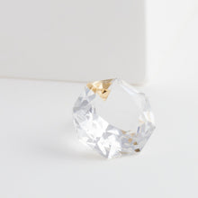 Load image into Gallery viewer, Octagon quartz stud - Kolekto 
