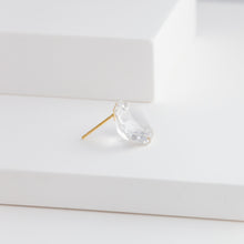 Load image into Gallery viewer, Octagon quartz stud - Kolekto 
