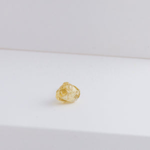 Rough stone gold grossular garnet stud - Kolekto 
