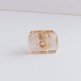 Rough stone imperial topaz stud - Kolekto 