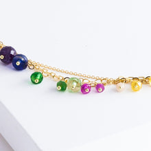 Load image into Gallery viewer, Rainbow mixed beaded bracelet - Kolekto 
